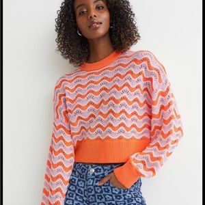 H&M Divided Dopamine Dressing Sweater